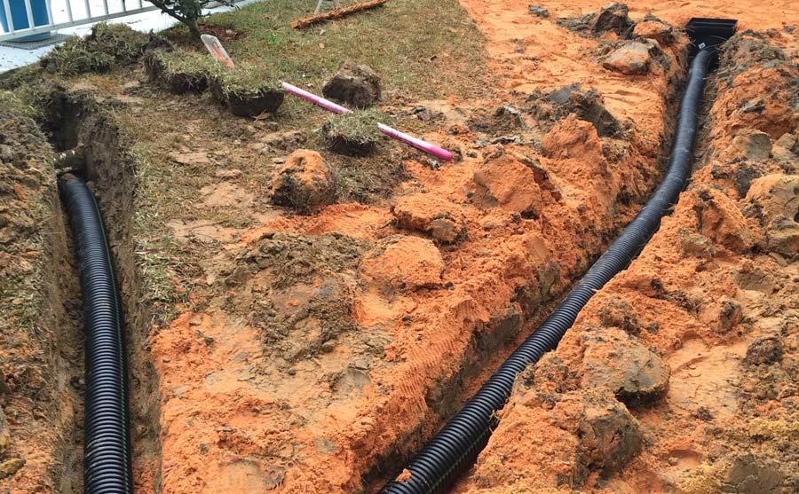 Artificial Grass installation with putting green