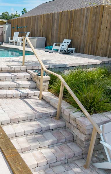 Outdoor Living Space design by Deep South Landscaping